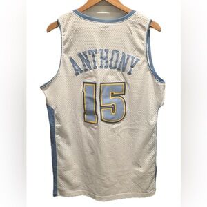 Nike Carmelo Anthony Home NBA Denver Nuggets Swingman Jersey Mens Large +2